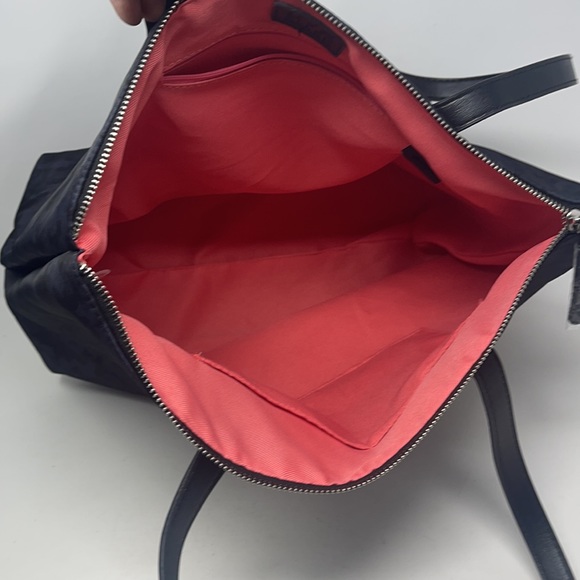 NEW Ellen Degeneres LOVE Black & Grey Nylon Tote Bag - Picture 8 of 12